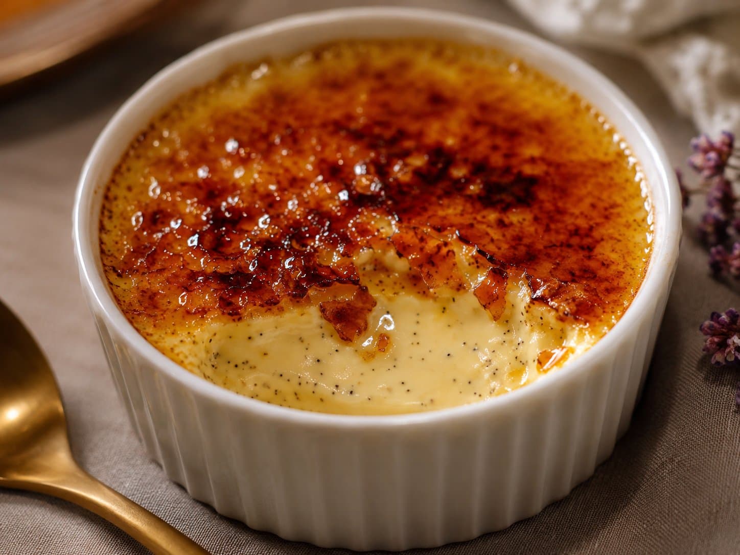Classic Vanilla Bean Crème Brûlée